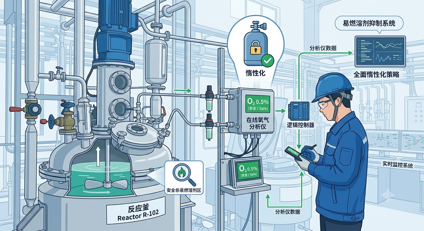 精细化工离心机氧气分析仪｜反应釜氧含量在线监测方案